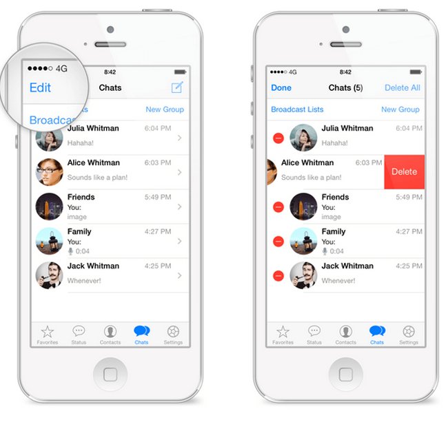 如何刪除WhatsApp賬戶？